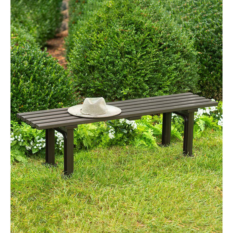 Pvc outdoor bench sales